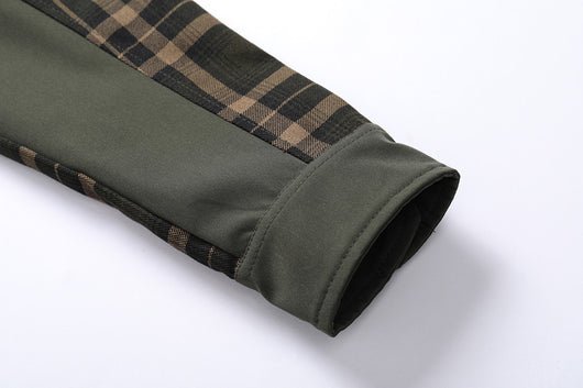 Chaqueta Camisa Casual a Cuadros para Hombre - Image 7