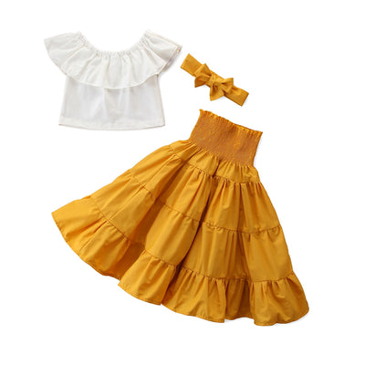 Falda de Traje Infantil con Blusa de Cuello Clásico - Image 10