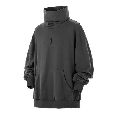 Suéter Pioneer Hombre Cuello Alto Pile Suelta Casual - Image 7