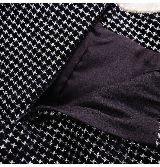 Shorts de Cintura Alta con Perlas Irregulares y Pierna Ancha - Image 3
