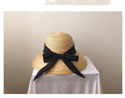 Sombrero Pescador de Paja con Ala Extendida y Protección Solar - Image 3