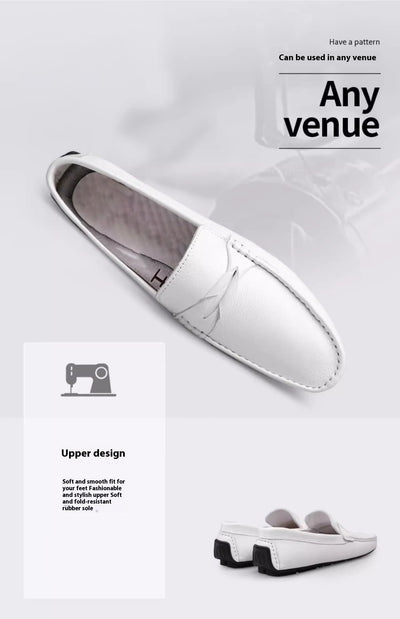 Zapatos Casual Slip-On de Cuero Genuino para Hombre - Image 10