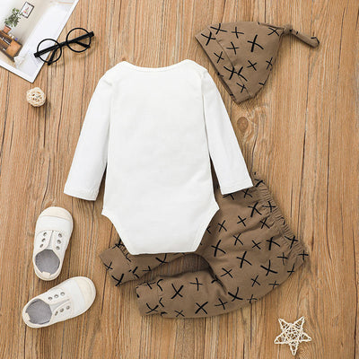 Conjunto de 3 Piezas Estampado para Bebé - Estilo Europeo y Americano - Image 4