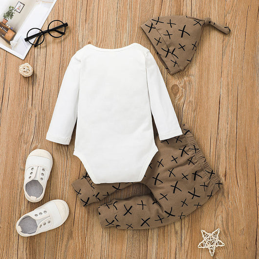 Conjunto de 3 Piezas Estampado para Bebé - Estilo Europeo y Americano - Image 4