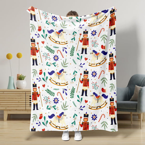 Manta Navideña Cascanueces Multiusos para Toda la Familia