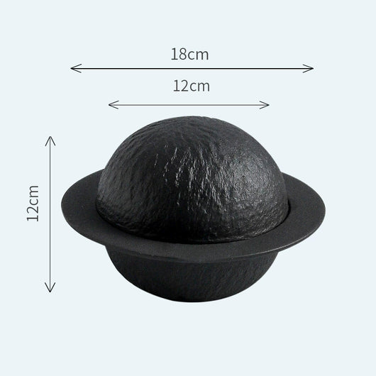 Taza Redonda Ahumada Negra para Servicio de Mesa - Image 8