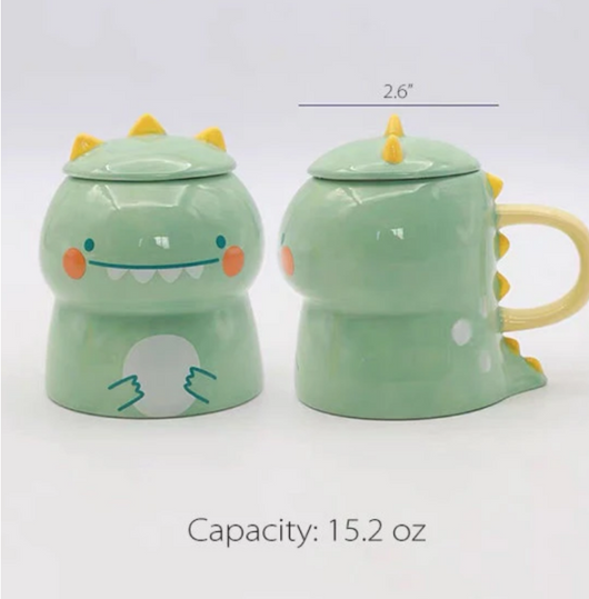 Taza de Cerámica Personalizada con Dinosaurio Adorable - Image 9