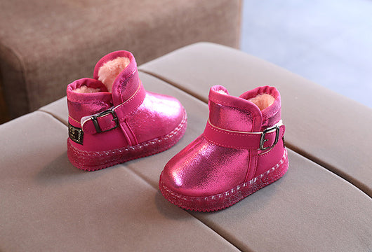 Botas de Nieve para Bebé con Luces LED y Forro de Algodón Suave - Image 15
