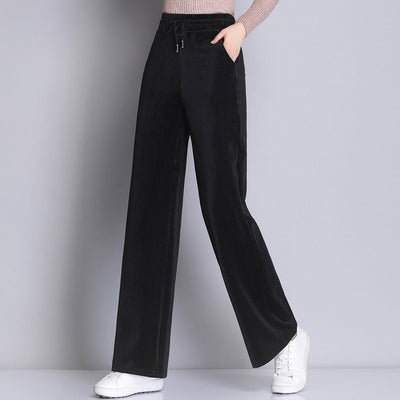 Pantalones Deportivos Holgados Plus Size con Forro Térmico - Image 14