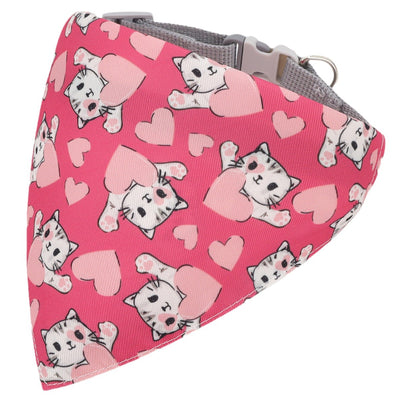 Babero Triangular Absorbente con Diseño de Gatos y Perros - Image 5