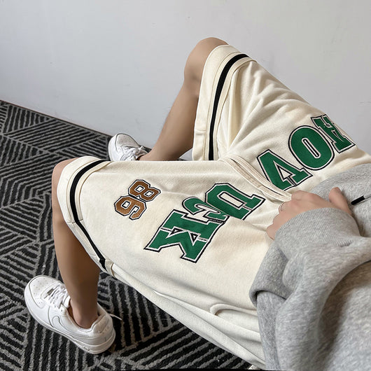 Shorts Bordados con Letras para Hombre - Diseño Versátil y Moderno - Image 5