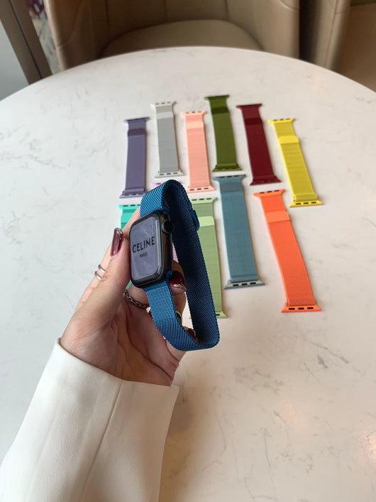 Correa Milanesa Magnética para Apple Watch - Compatible con Todas las Generaciones - Image 19