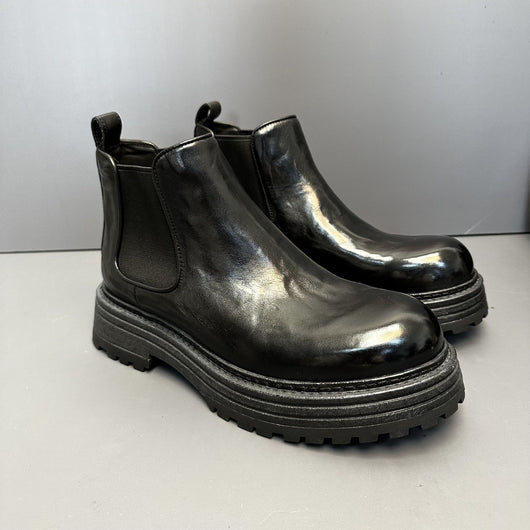 Botas Martin de Cuero Genuino Estilo Retro para Hombre - Image 37