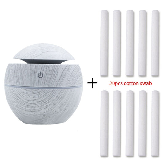 Difusor Humidificador USB Mini con Diseño Madera - Silencioso para Hogar y Oficina - Image 9