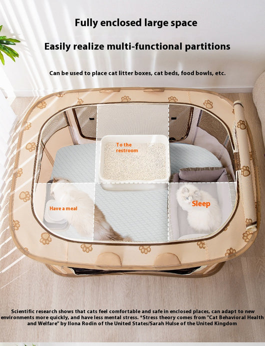 Casita Plegable para Gatos con Diseño de Animales - Image 8
