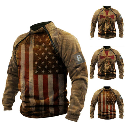 Sudadera de Cuello Redondo Estilo Urbano Europeo y Americano - Image 5