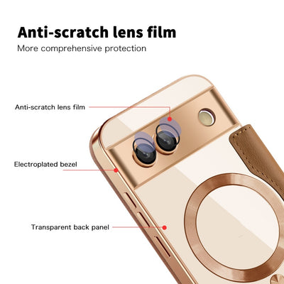 Funda de Cuero para Celular con Cierre Magnético y Tarjetero - Image 10