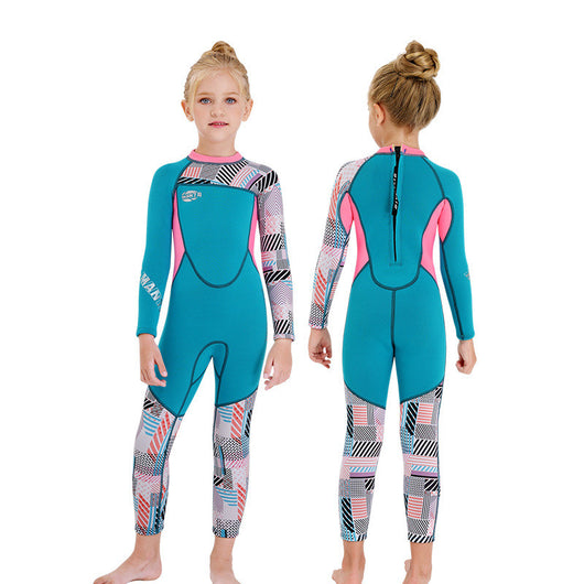 Traje de Baño Térmico de Una Pieza para Niñas - Image 9