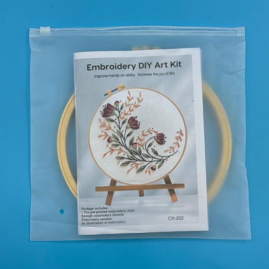 Kit Completo de Bordado Floral con Adornos de Decoración - Image 6
