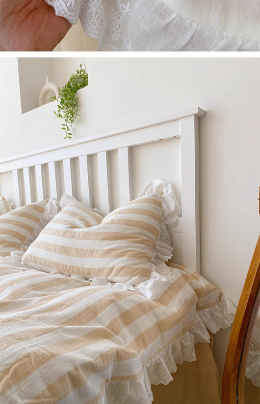 Juego de Sábanas Gasa Doble Capa 100% Algodón - 4 Piezas - Image 24