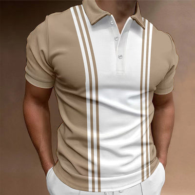 Playera Casual para Hombre con Cuello Solapa y Botones - Image 11