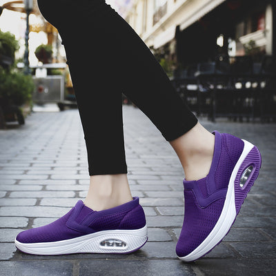 Zapatillas Deportivas Casuales para Mujer Flying Weaving con Suela Suave y Transpirable - Image 4