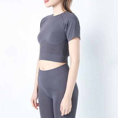 Top Deportivo de Yoga Tejido en Color Sólido - Image 6