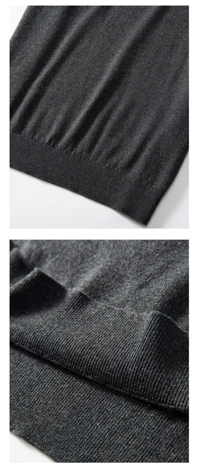 Camiseta Manga Corta Hombre Seda de Mora y Cachemira Suave Verano - Image 18