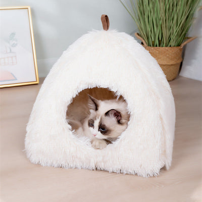 Arenero Triangular Cerrado Comprimible para Gatos - Image 10