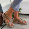 Sandalias Cómodas Talla Grande con Cuña - Estilo Europeo y Americano