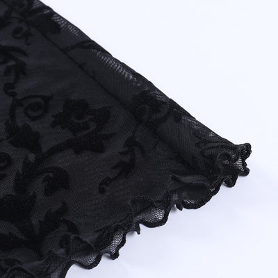 Pantalones Boho Transparentes Acampanados para Mujer - Image 30