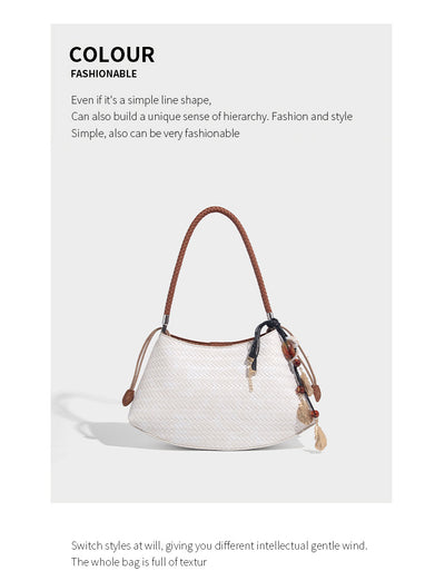 Bolso Tejido Axilar Commuter - Cartera Versátil de Hombro - Image 29