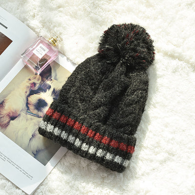 Gorro de Lana Gruesa Abrigado Versátil para Invierno - Image 10