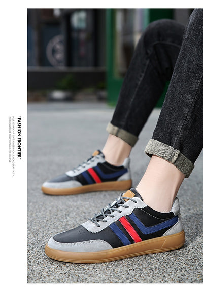 Tenis de Cuero para Hombre con Plantillas Elevadoras y Suela de Goma Reforzada - Image 10