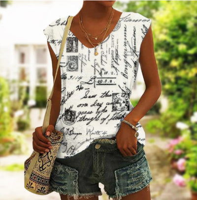 Camiseta Mujer Estampado Mapa Viajera - Image 8