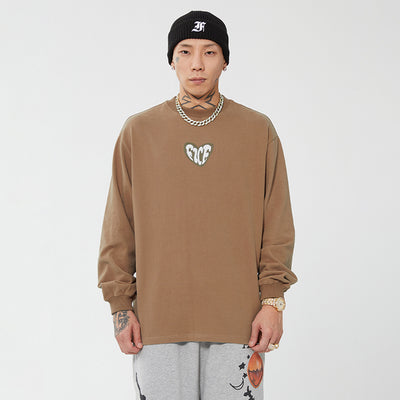 Camisa Básica Holgada de Algodón para Hombre - Manga Larga - Image 2