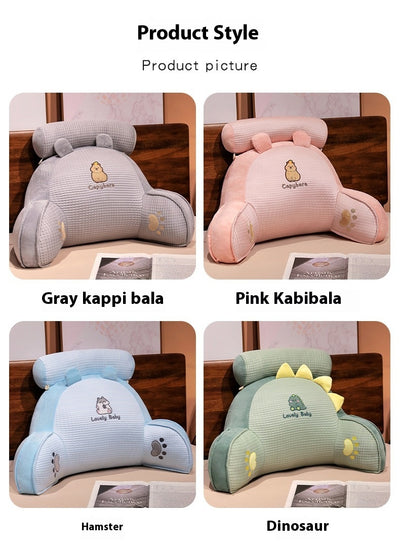 Almohada Lumbar de Seda Waffle con Efecto Frío - Soporte Ergonómico para Espalda - Image 22