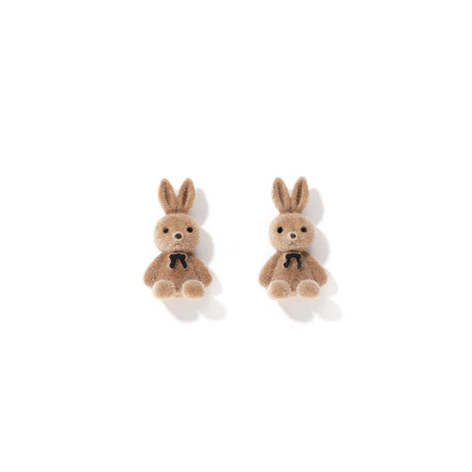 Aretes Conejo Peluche Suave con Acabado Aterciopelado - Image 18