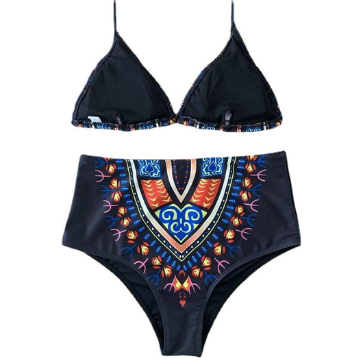 Bikini Floral de Cintura Alta para Mujer - Image 3