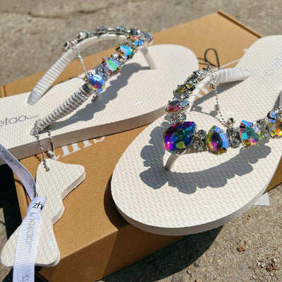 Sandalias de Playa Mujer con Diamantes Brillantes - Suela Antideslizante - Image 8