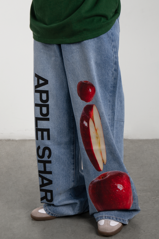 Jeans Sueltos Apilados en Tonos Claros para Mujer - Image 4