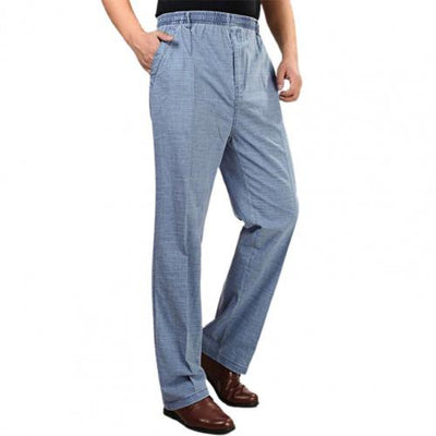 Pantalones Casuales de Cintura Alta Elástica para Adultos Mayores - Image 10