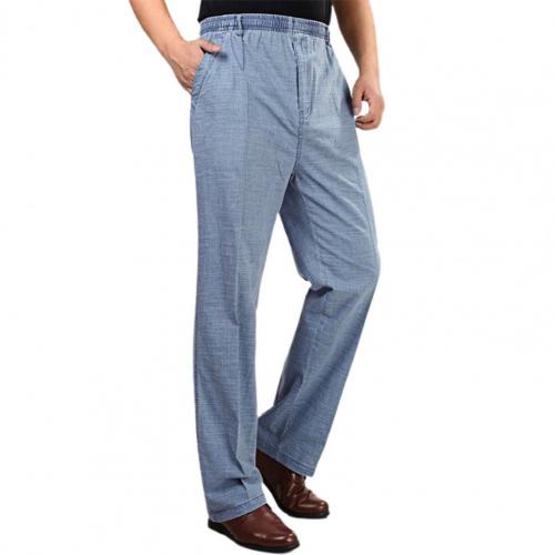 Pantalones Casuales de Cintura Alta Elástica para Adultos Mayores - Image 10