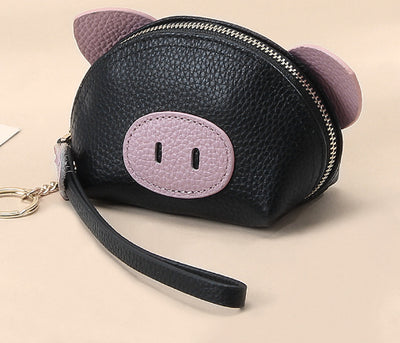 Monedero Compacto con Protección Antimagnética - Diseño Adorable de Cerdo - Image 17