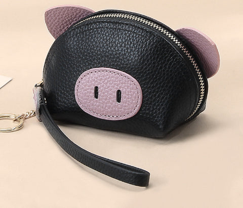 Monedero Compacto con Protección Antimagnética - Diseño Adorable de Cerdo - Image 17