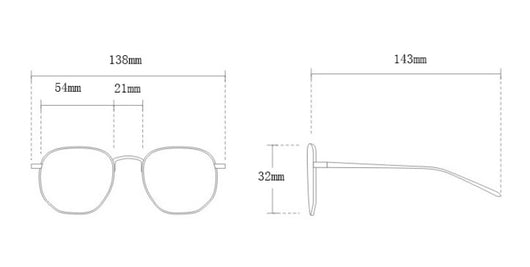 Women's polygonal sunglasses with gold frames and brown lenses, featuring a unique hexagonal shape. - Image 8