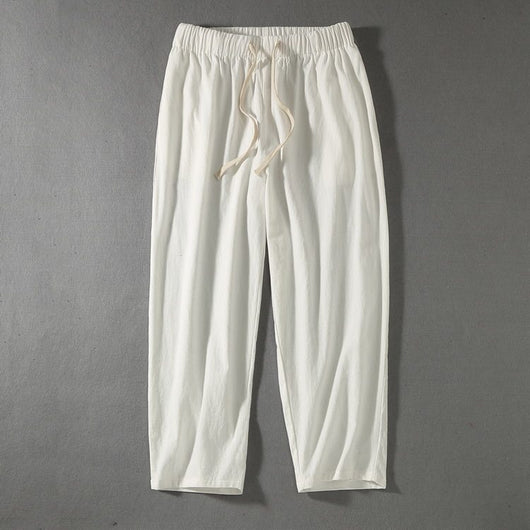 Pantalones Casuales Slim Fit Talla Grande - Corte Recto Moderno - Image 4