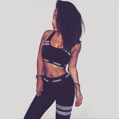 Leggins Deportivos Estampado Letras - Ajuste Slim para Yoga y Fitness - Image 9