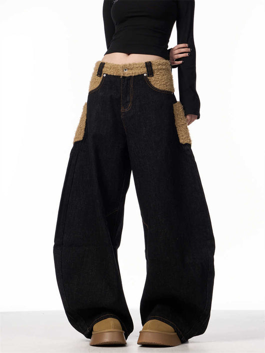 Jeans para Mujer con Diseño Retro Invertido y Costuras Decorativas - Image 11