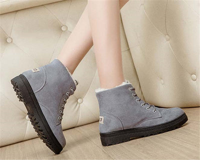 Botas de Nieve para Mujer Talla Grande con Forro de Felpa Artificial - Image 21